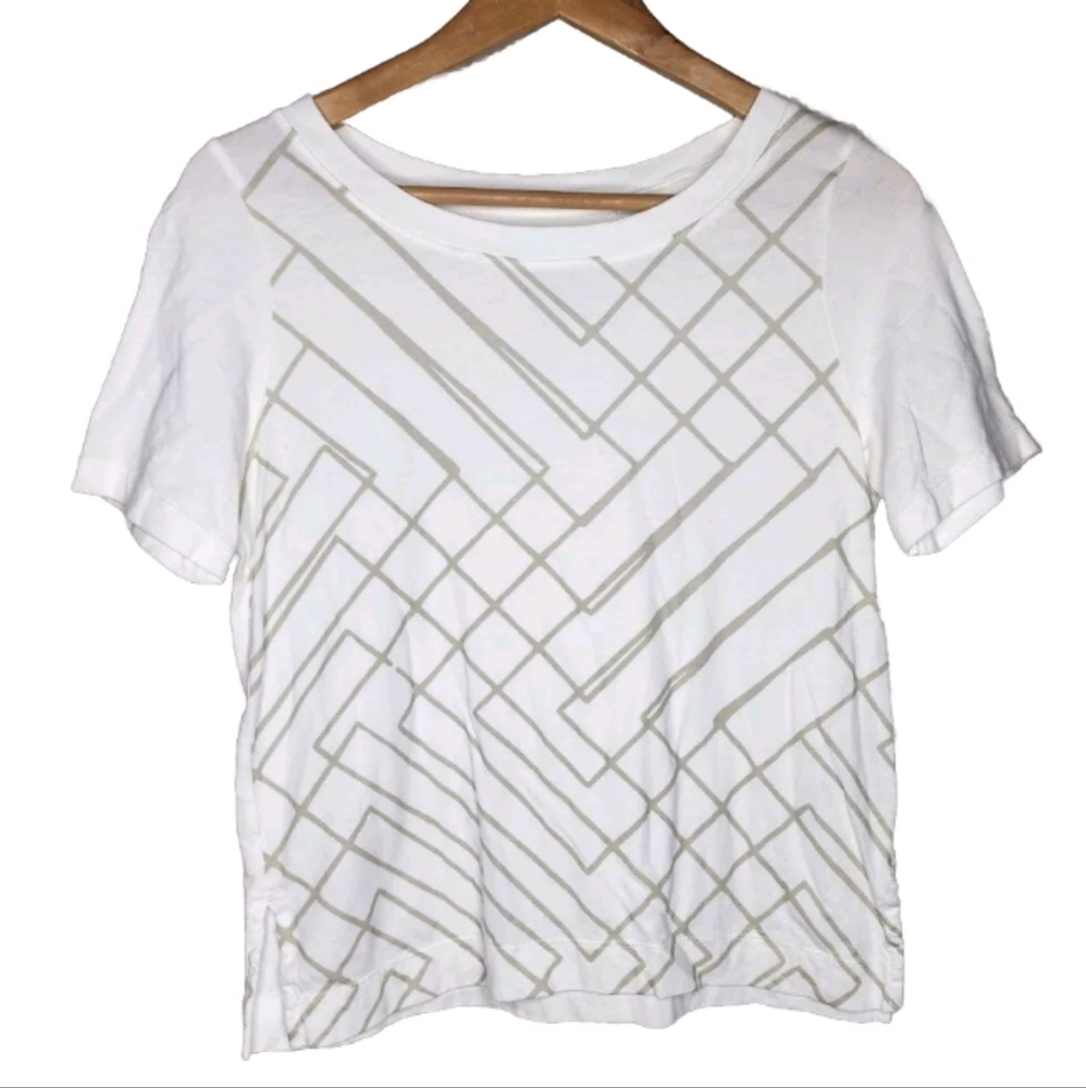 Uniqlo SPRZ NY François Morellet Graphic Tee in White and Gray Size XS